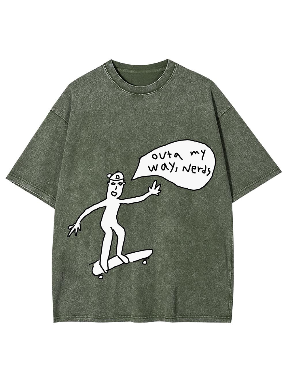 Outa My Way, Nerds Washed Tshirt