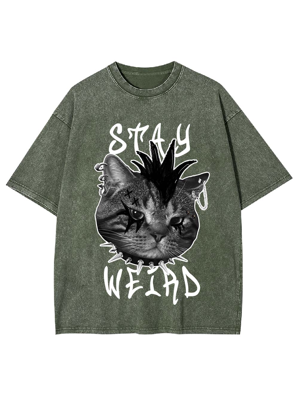 Stay Weird Washed Tshirt