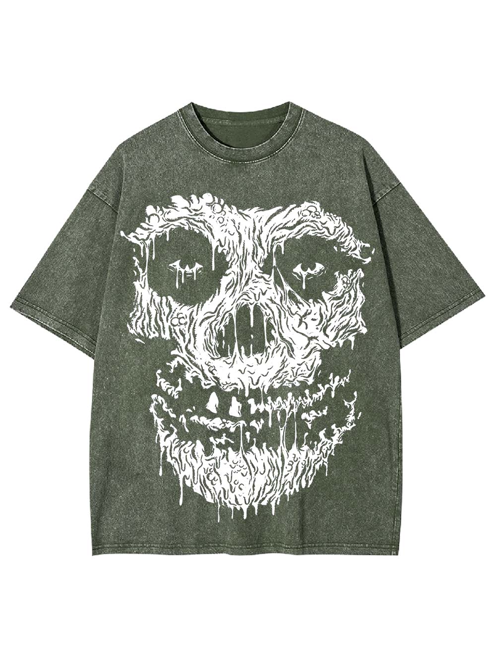 Dissolving Skull Washed Tshirt