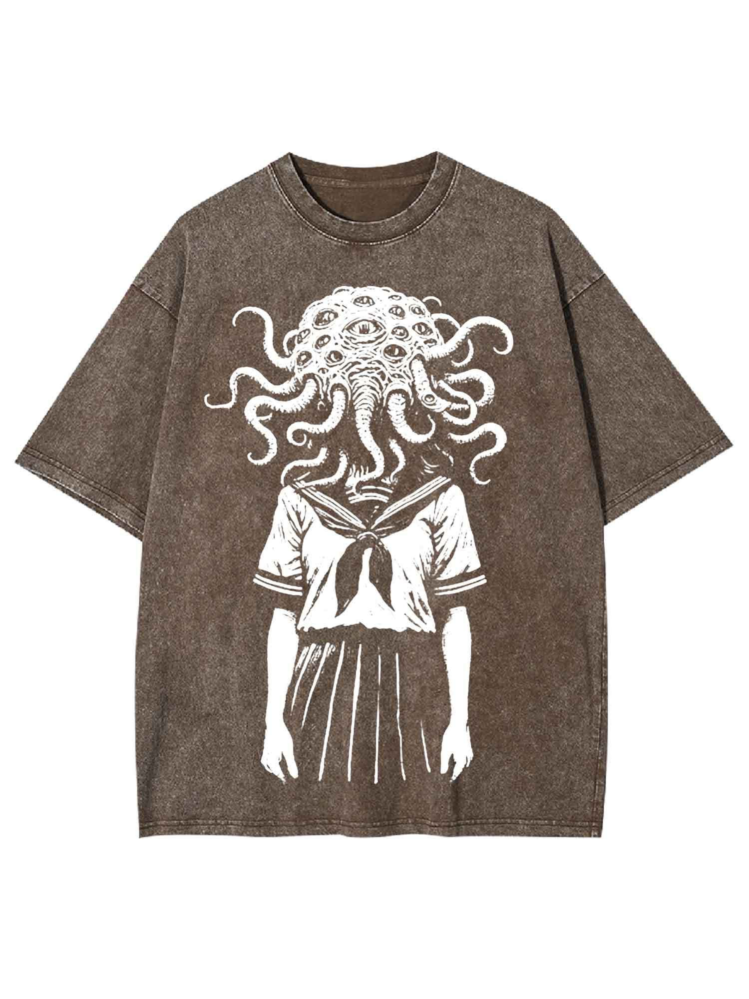 Tentacled Enigma Washed Tshirt