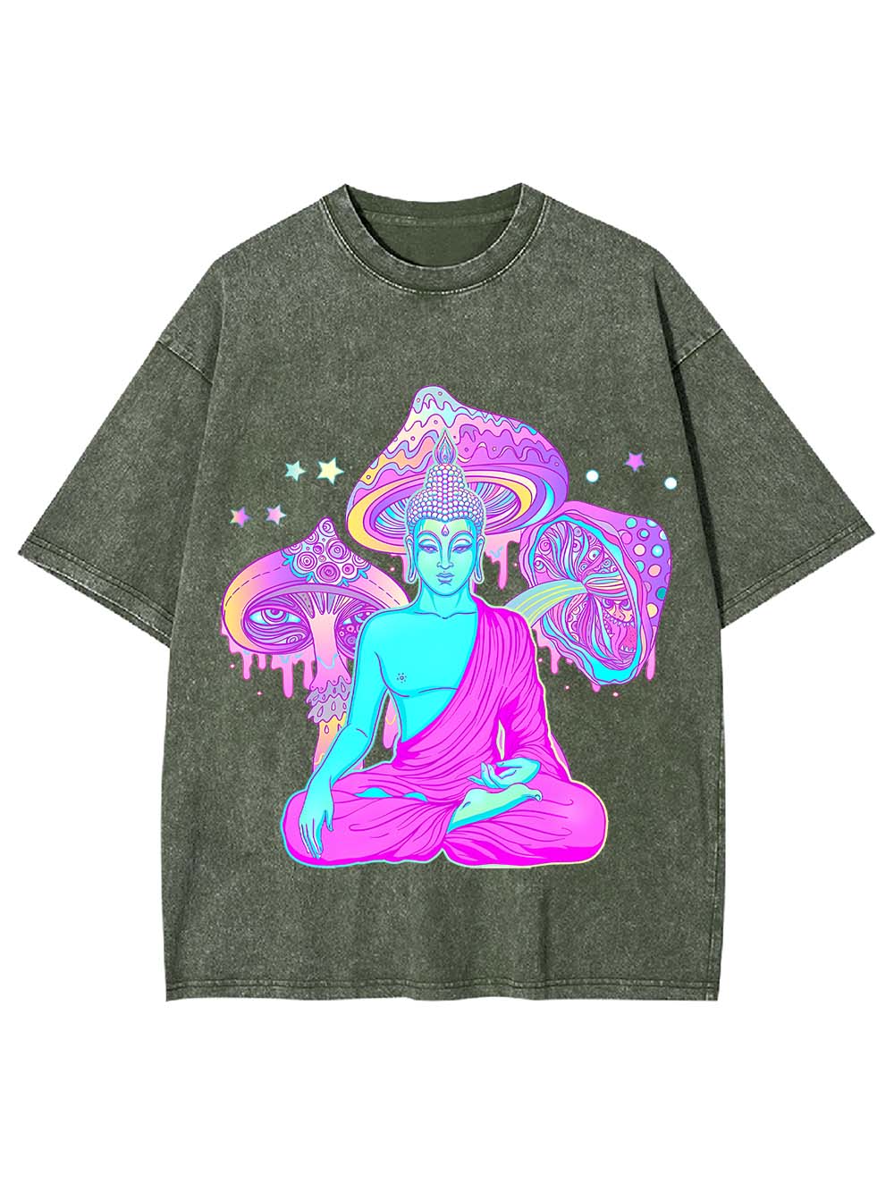 PSYCHEDELIC DEITY WASHED TSHIRT