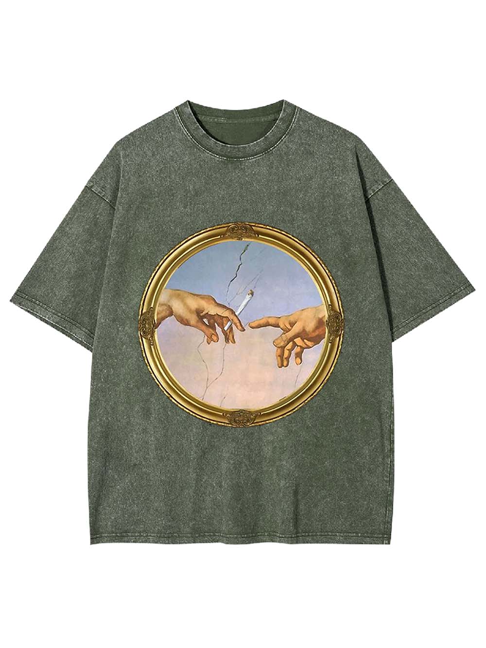 The Smoking Creation Washed Tshirt