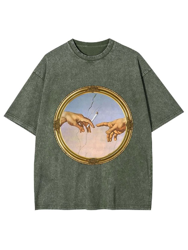 The Smoking Creation Washed Tshirt