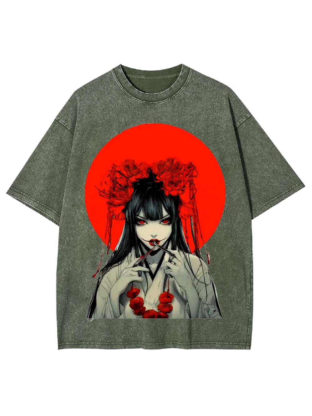 Crimson Enchantress Washed Tshirt