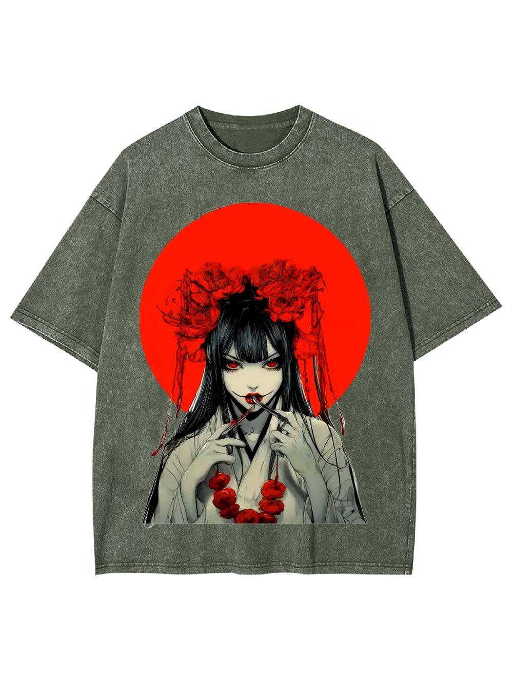 Crimson Enchantress Washed Tshirt