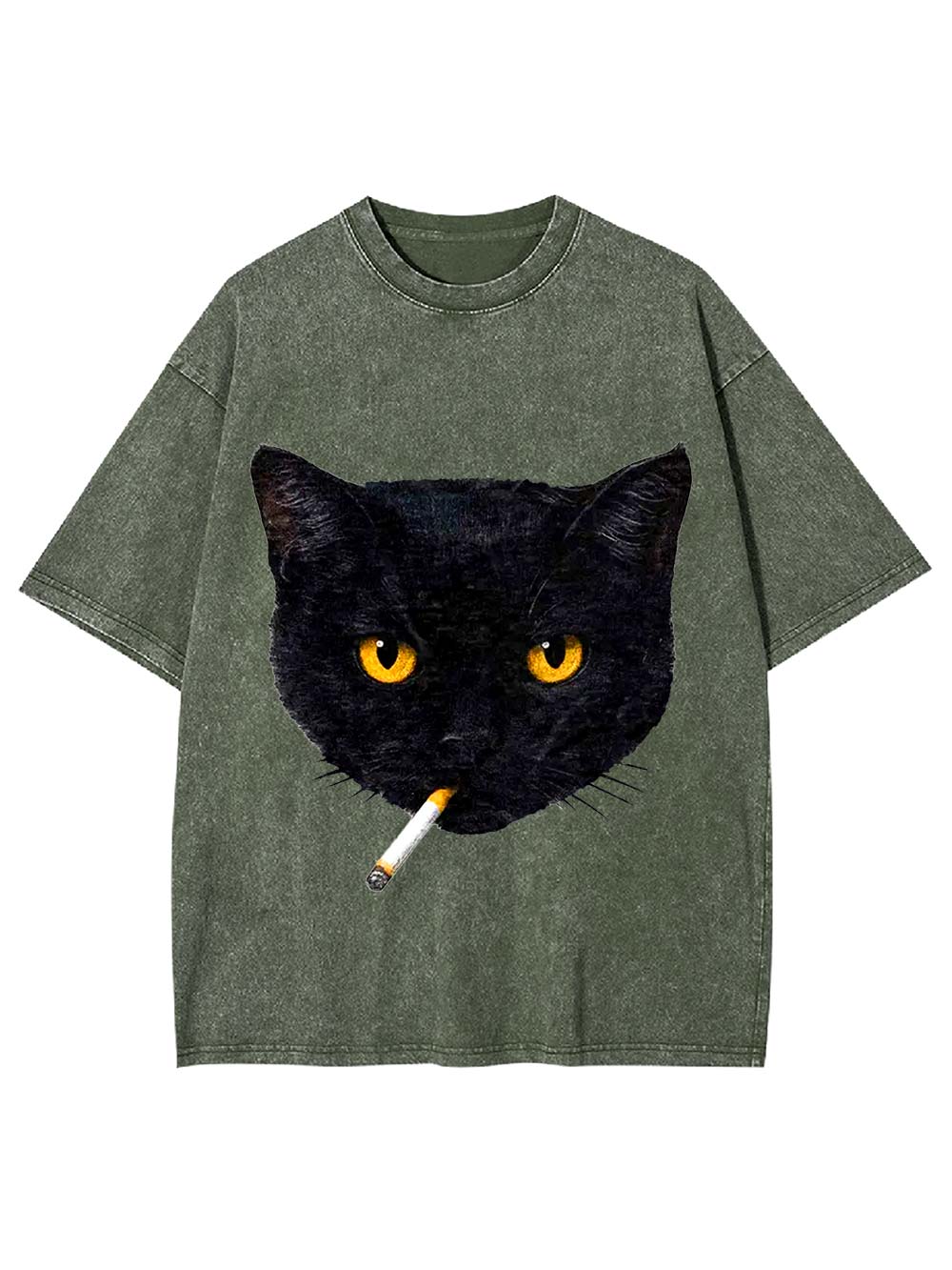 Feline Rebel Washed Tshirt