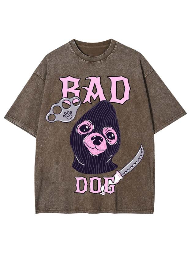 Bad Dog Washed Tshirt