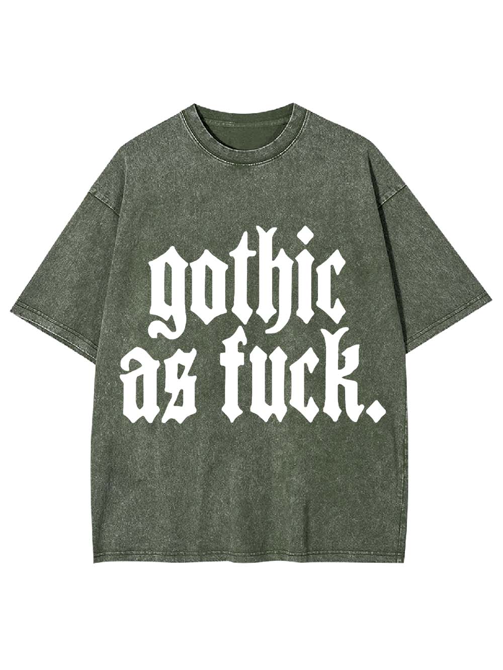 Gothic As Fu*k Washed Tshirt