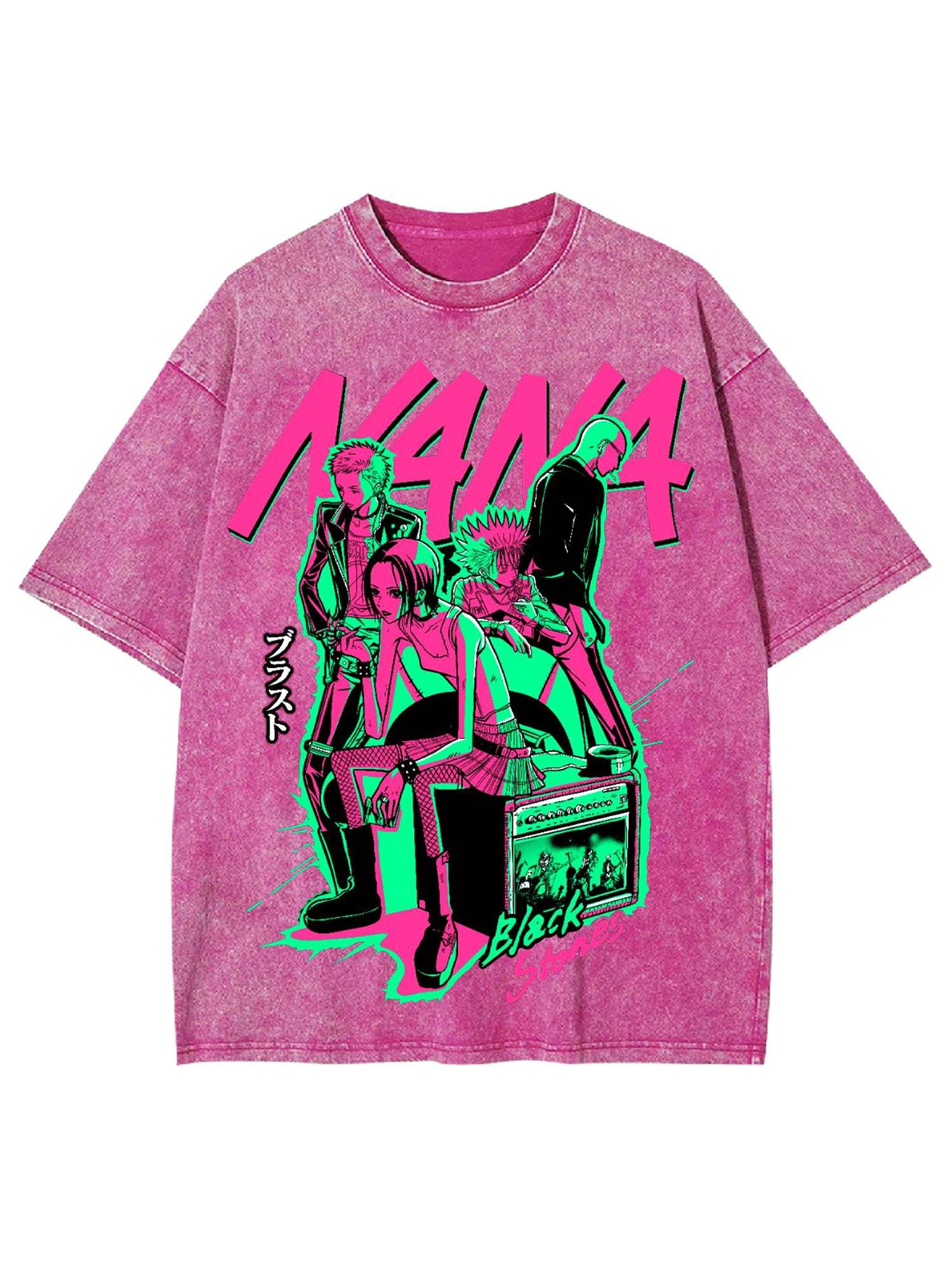 The Punk Spirit Of N4n4 Washed Tshirt