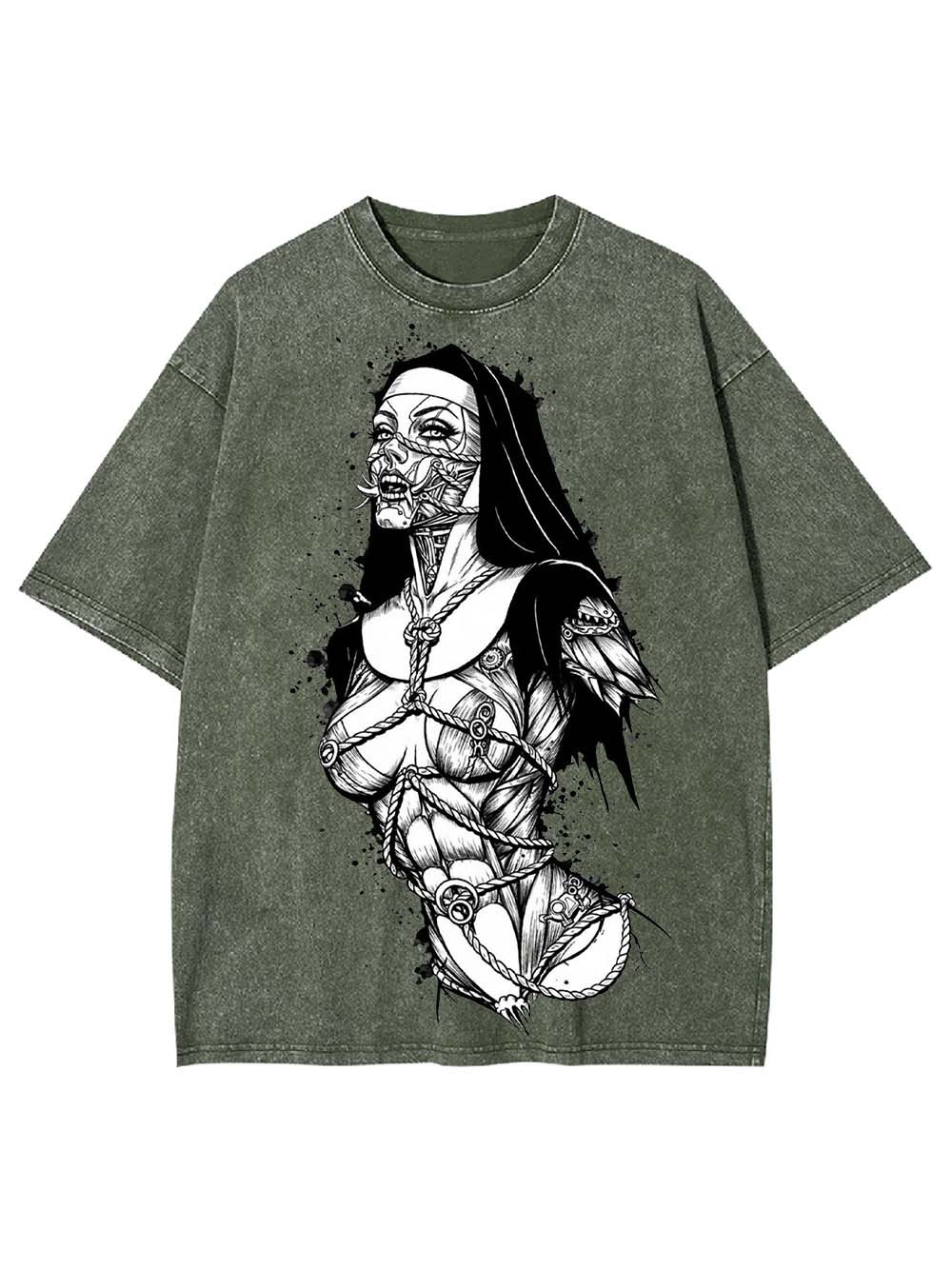 BOUND AND BROKEN WASHED TSHIRT