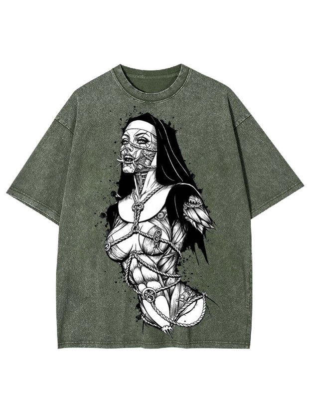 BOUND AND BROKEN WASHED TSHIRT