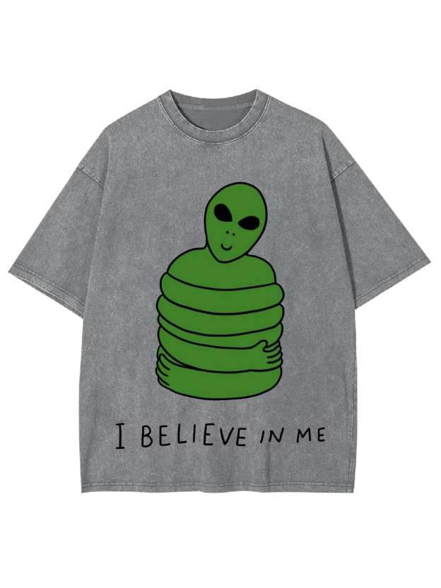 I Believe In Me Washed Tshirt
