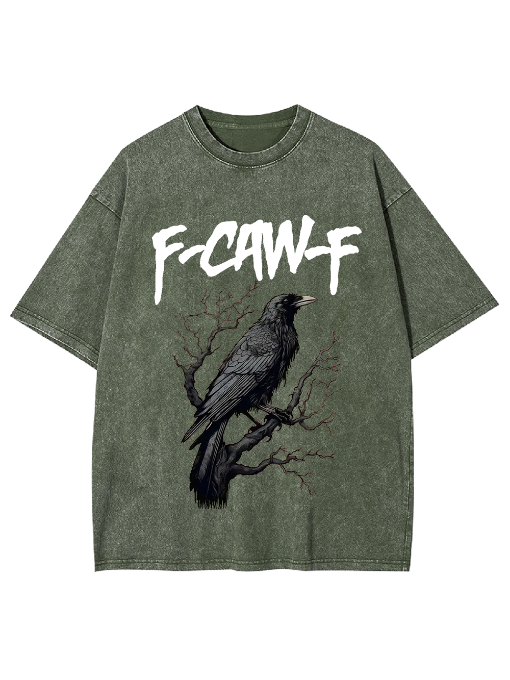 F-Caw-F Washed Tshirt