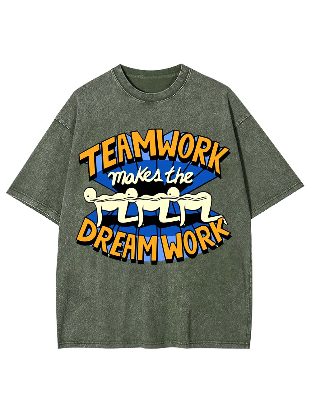 Teamwork Makes the Dream Work Washed Tshirt