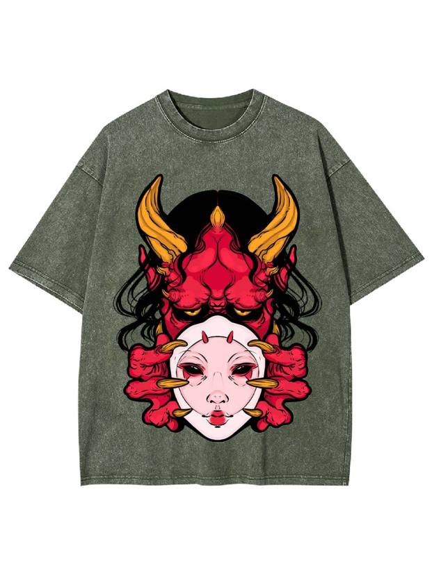 Duality of Demons Washed Tshirt