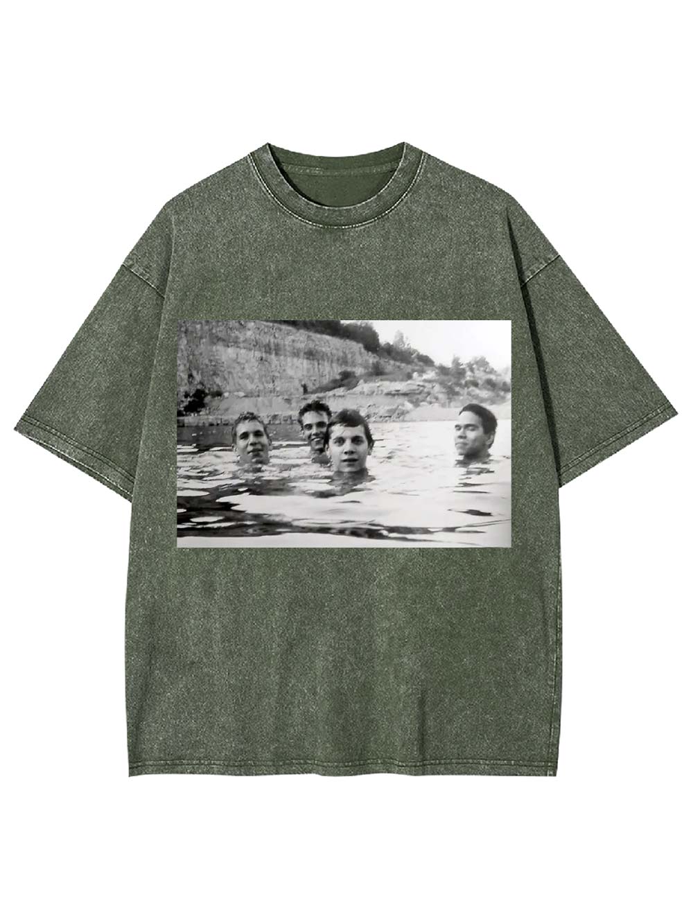 Floating in Time Washed Tshirt