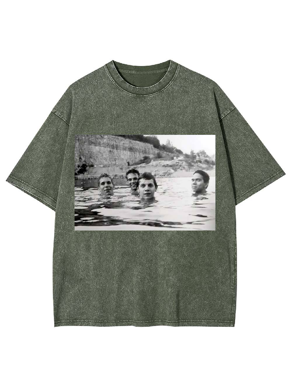 Floating in Time Washed Tshirt