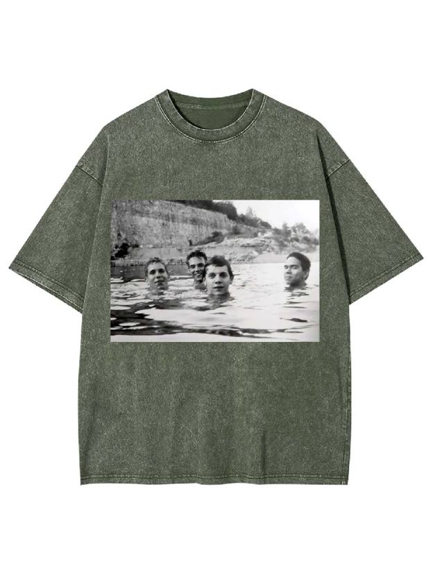 Floating in Time Washed Tshirt
