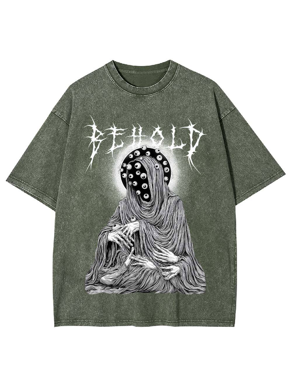 Behold the All-Seeing Washed Tshirt-ClassyOutlaw Sale