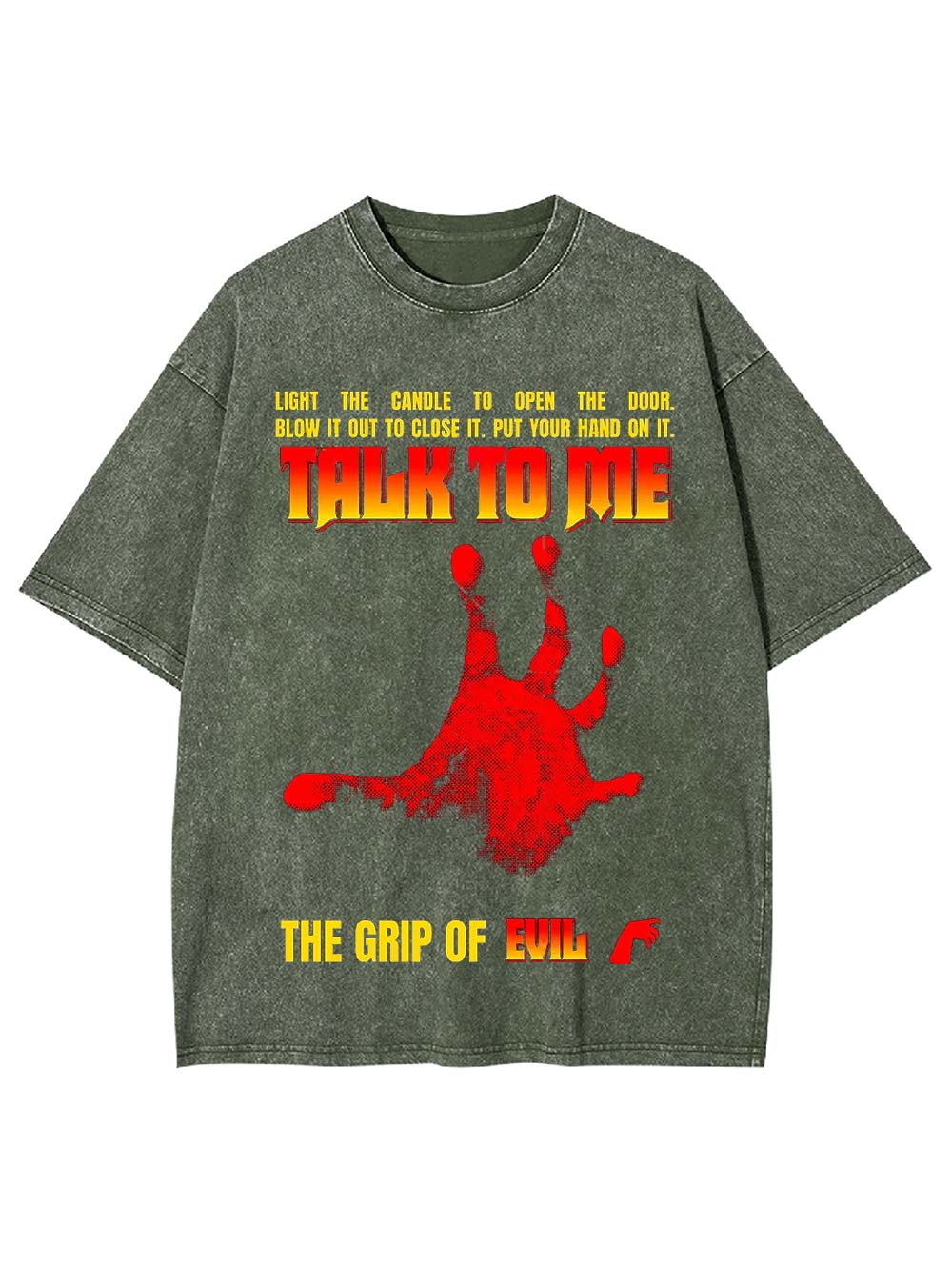 Talk to Me: The Grip of Evil Washed Tshirt