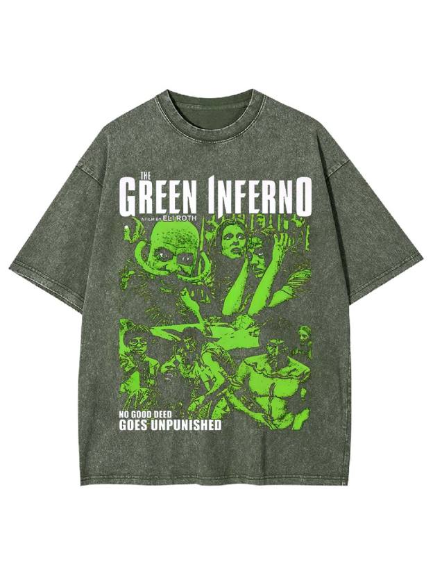 The Green Inferno: No Good Deed Goes Unpunished Washed Tshirt
