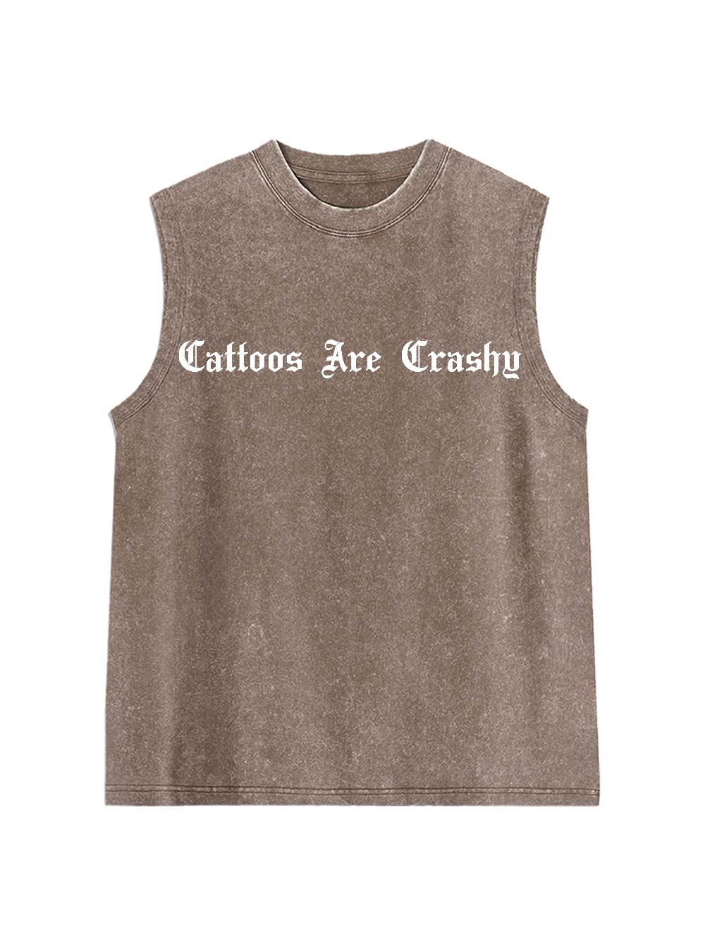Tattoos Are Trashy Washed Tank Top