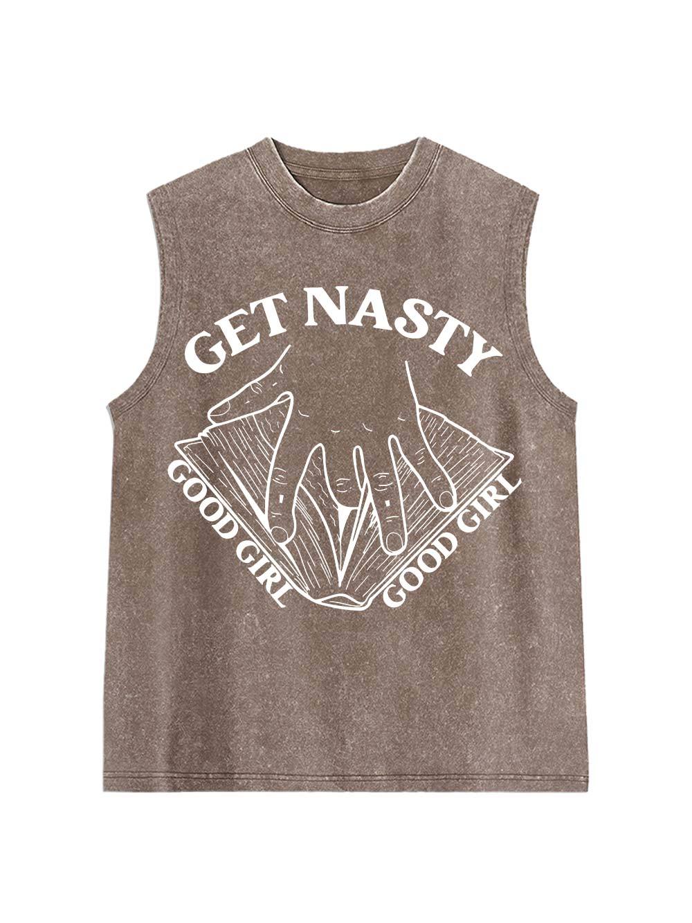 Get Nasty Good Girl Washed Tank Top