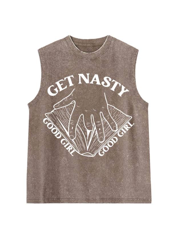 Get Nasty Good Girl Washed Tank Top