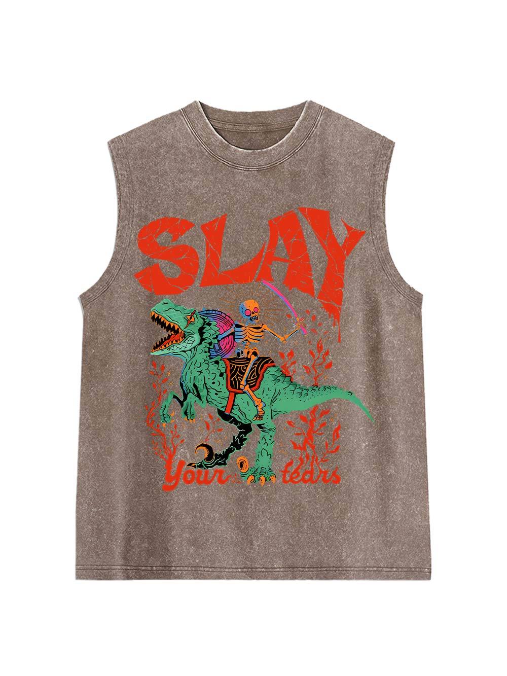 Slay Washed Tank Top