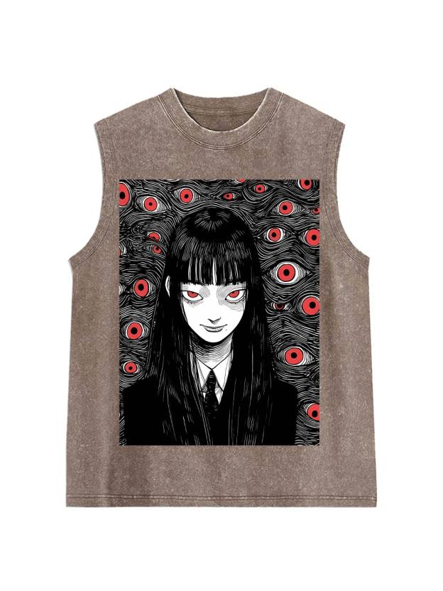 Eyes Of Mystery Washed Tank Top