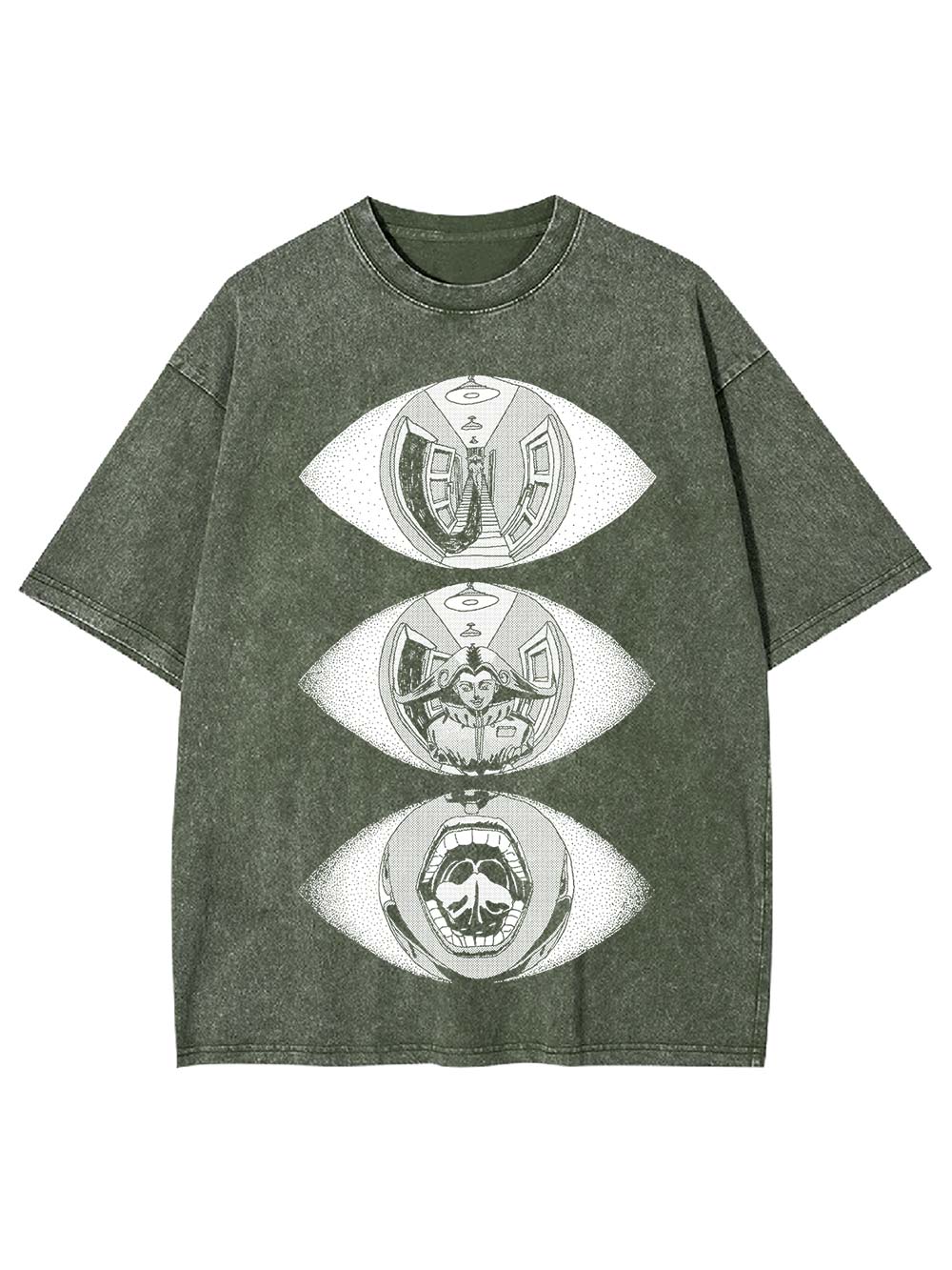 Eye Of Reflections Washed Tshirt