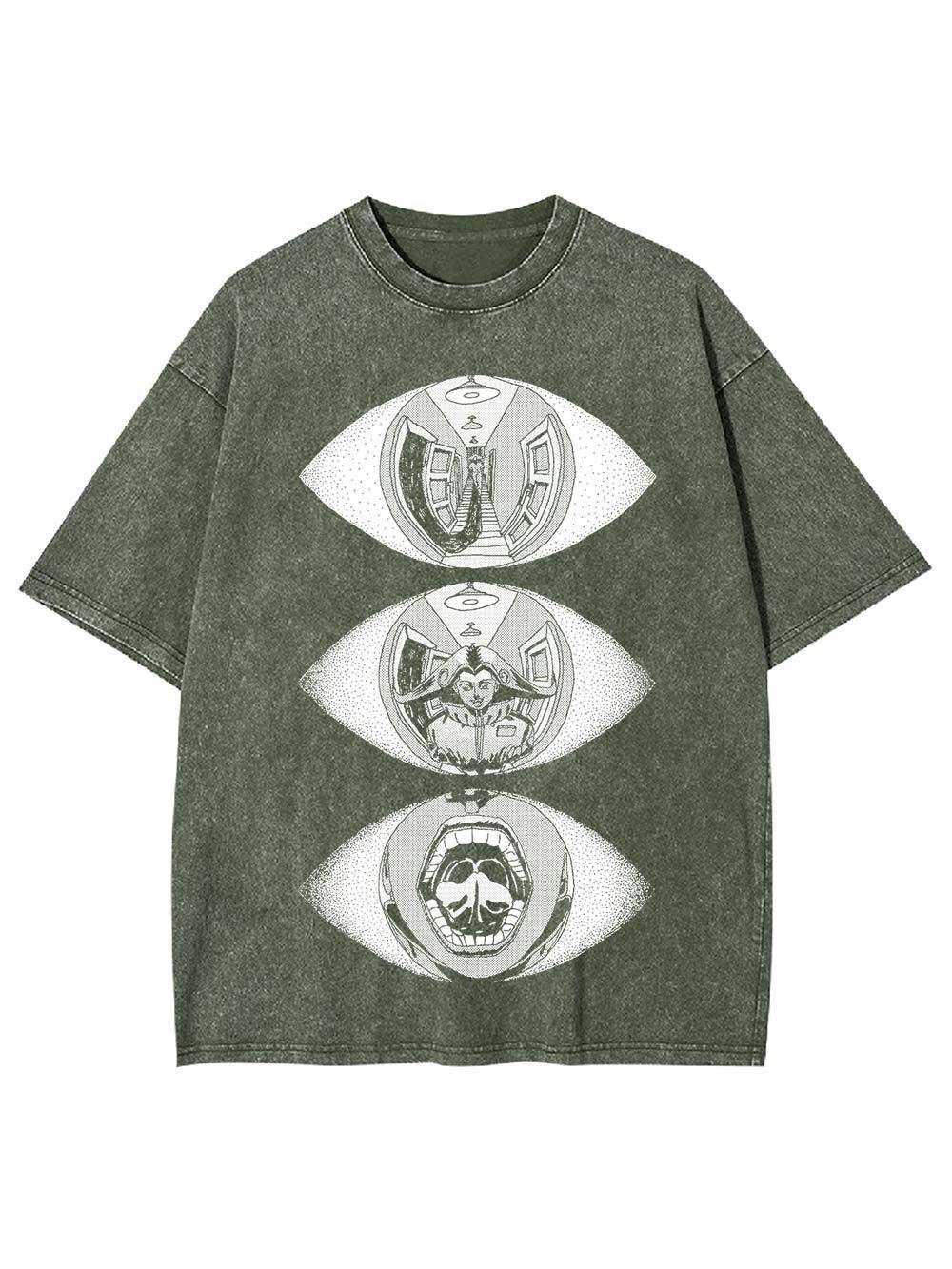 Eye Of Reflections Washed Tshirt