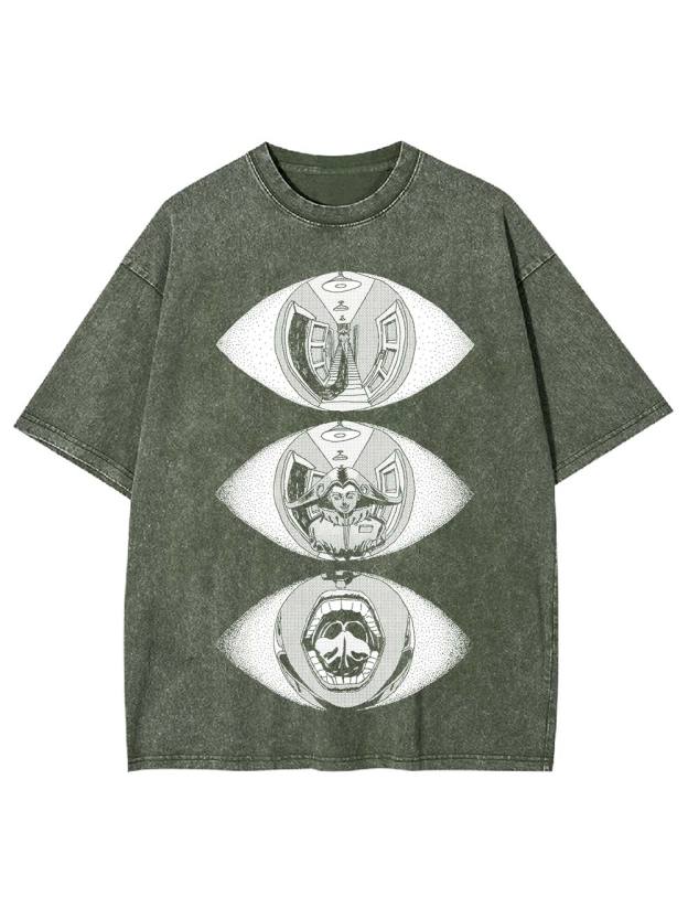 Eye Of Reflections Washed Tshirt