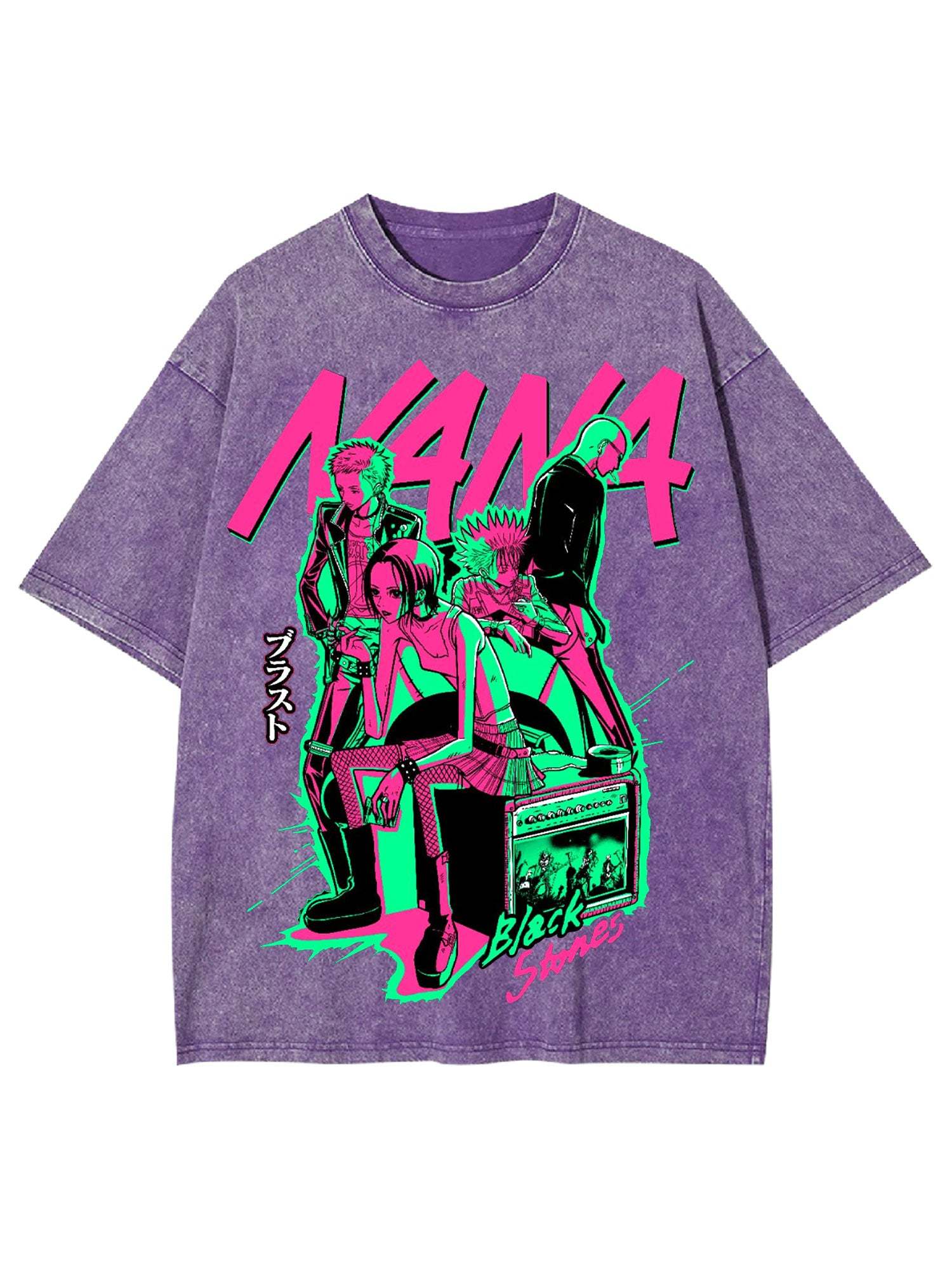 The Punk Spirit Of N4n4 Washed Tshirt