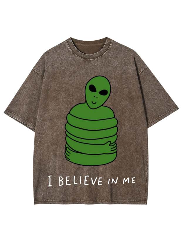 I Believe In Me Washed Tshirt