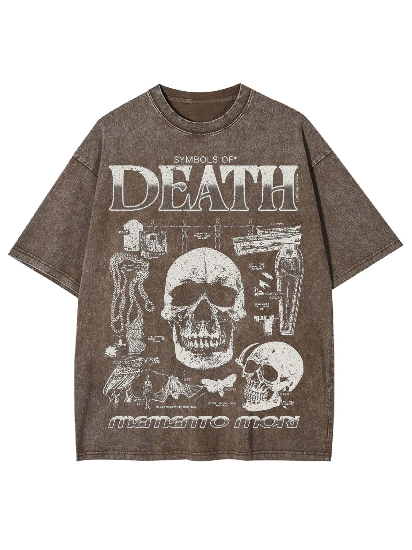 Remember You Will Die Washed Tshirt-ClassyOutlaw Sale