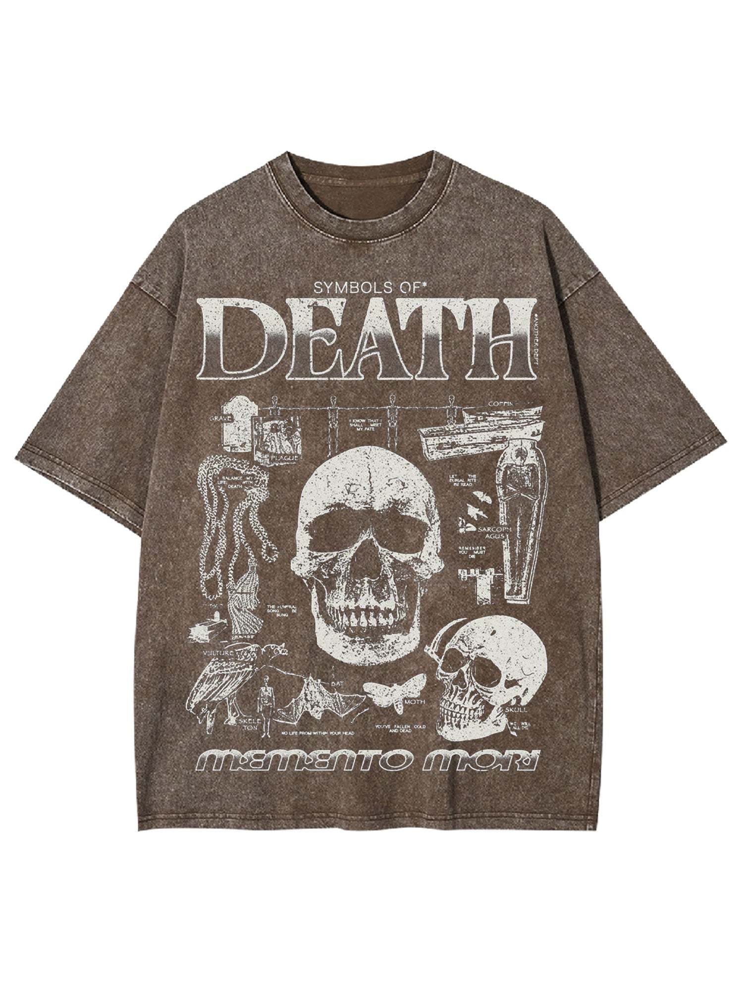 Remember You Will Die Washed Tshirt-ClassyOutlaw Sale