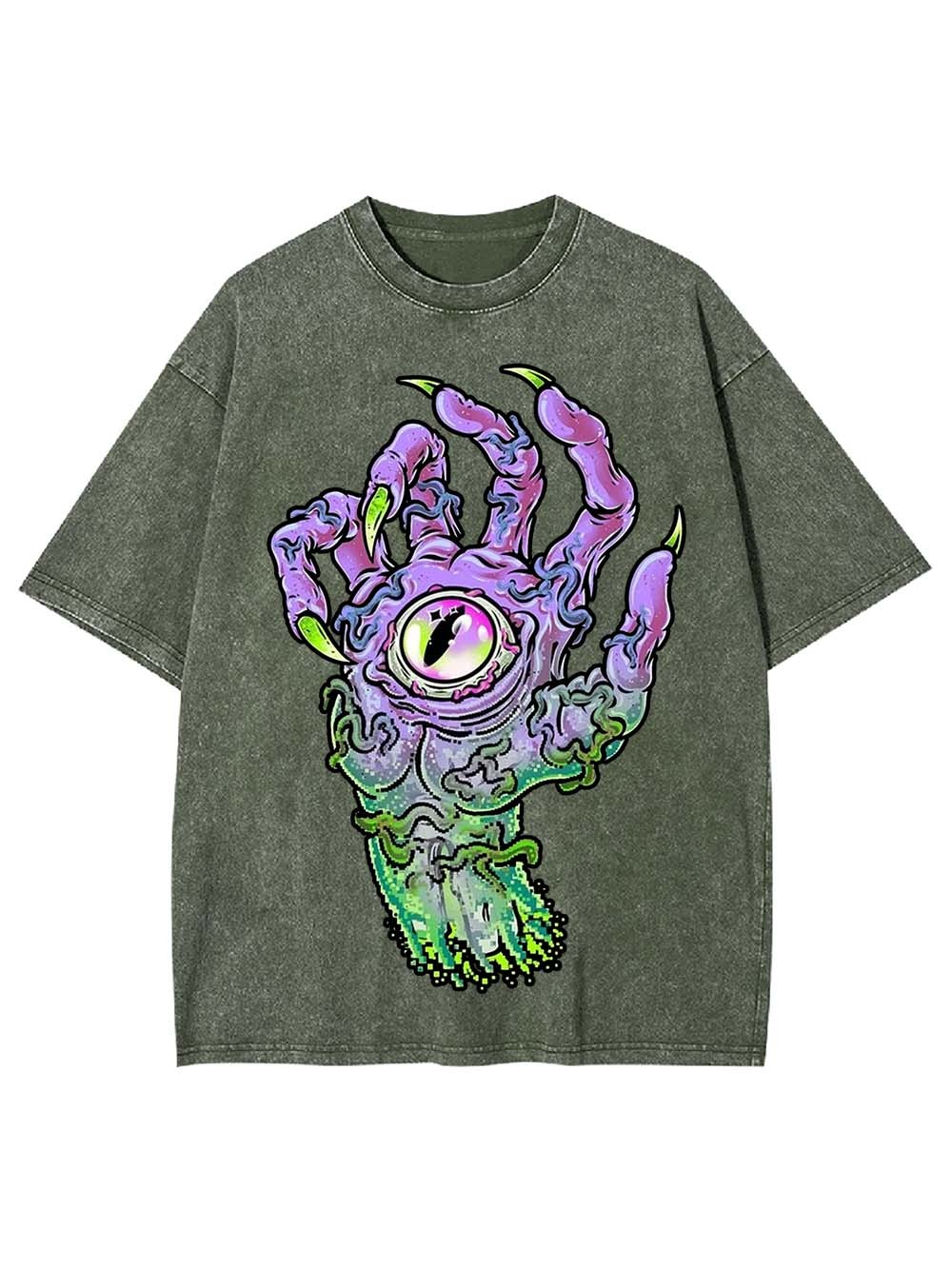 EYE OF THE CURSED HAND WASHED TSHIRT