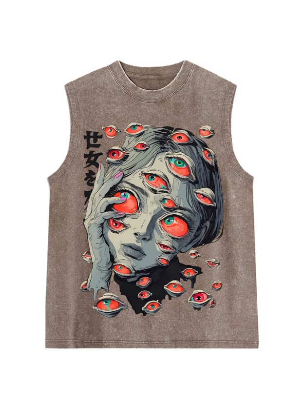 Eyes Of The Unseen Washed Tank Top