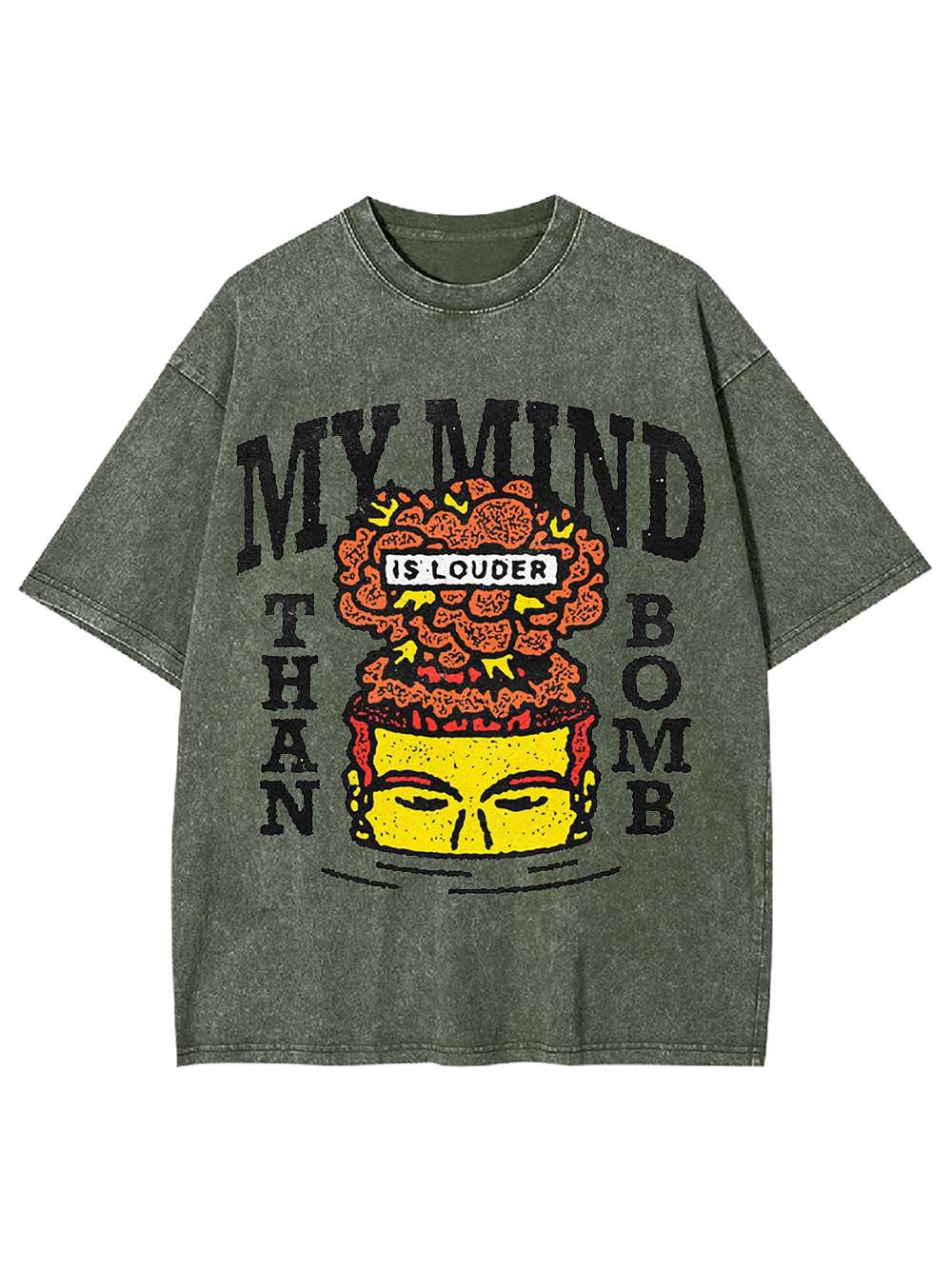 My Mind The Bomb Washed Tshirt