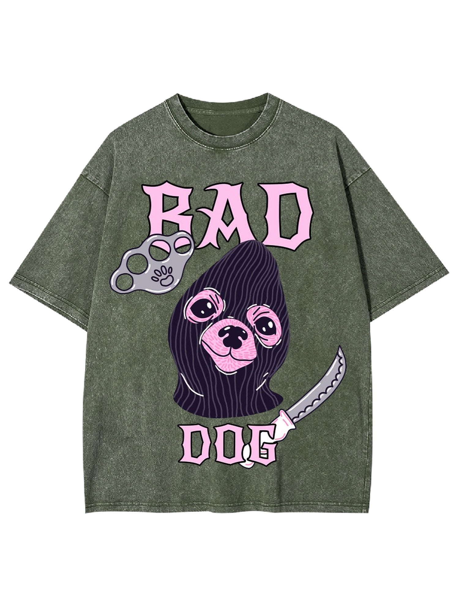 Bad Dog Washed Tshirt