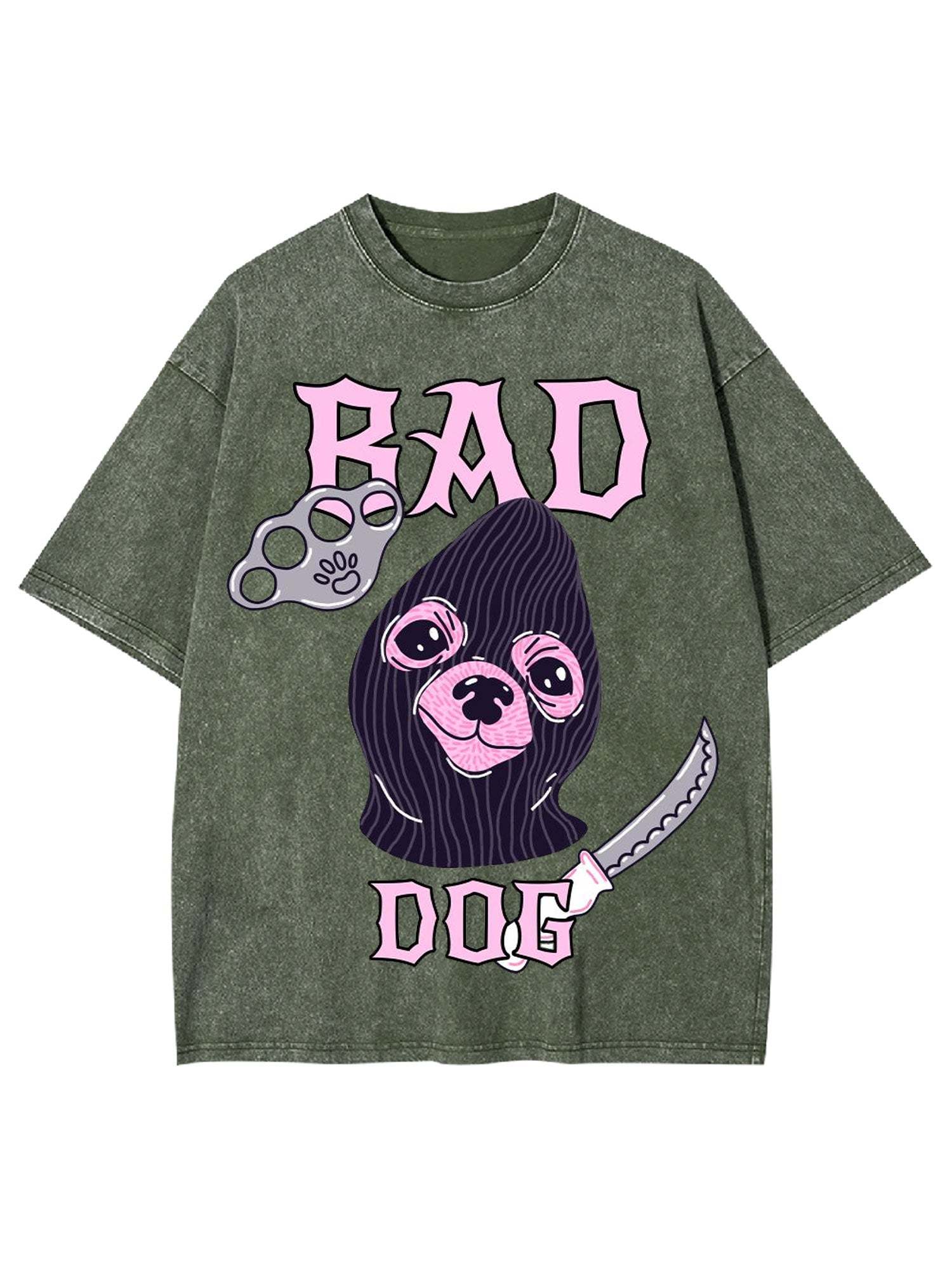 Bad Dog Washed Tshirt