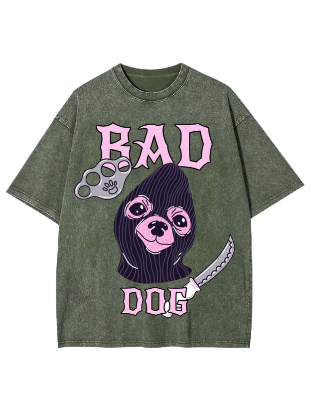 Bad Dog Washed Tshirt