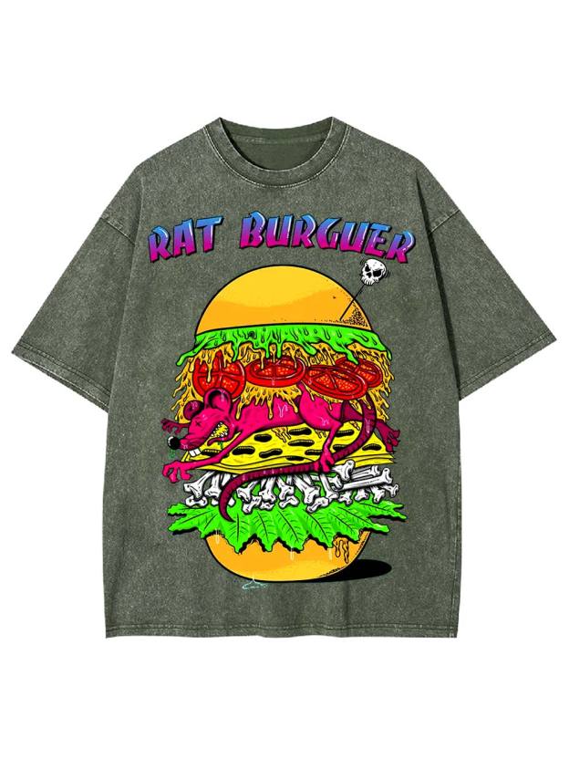 Rat Burger Washed Tshirt