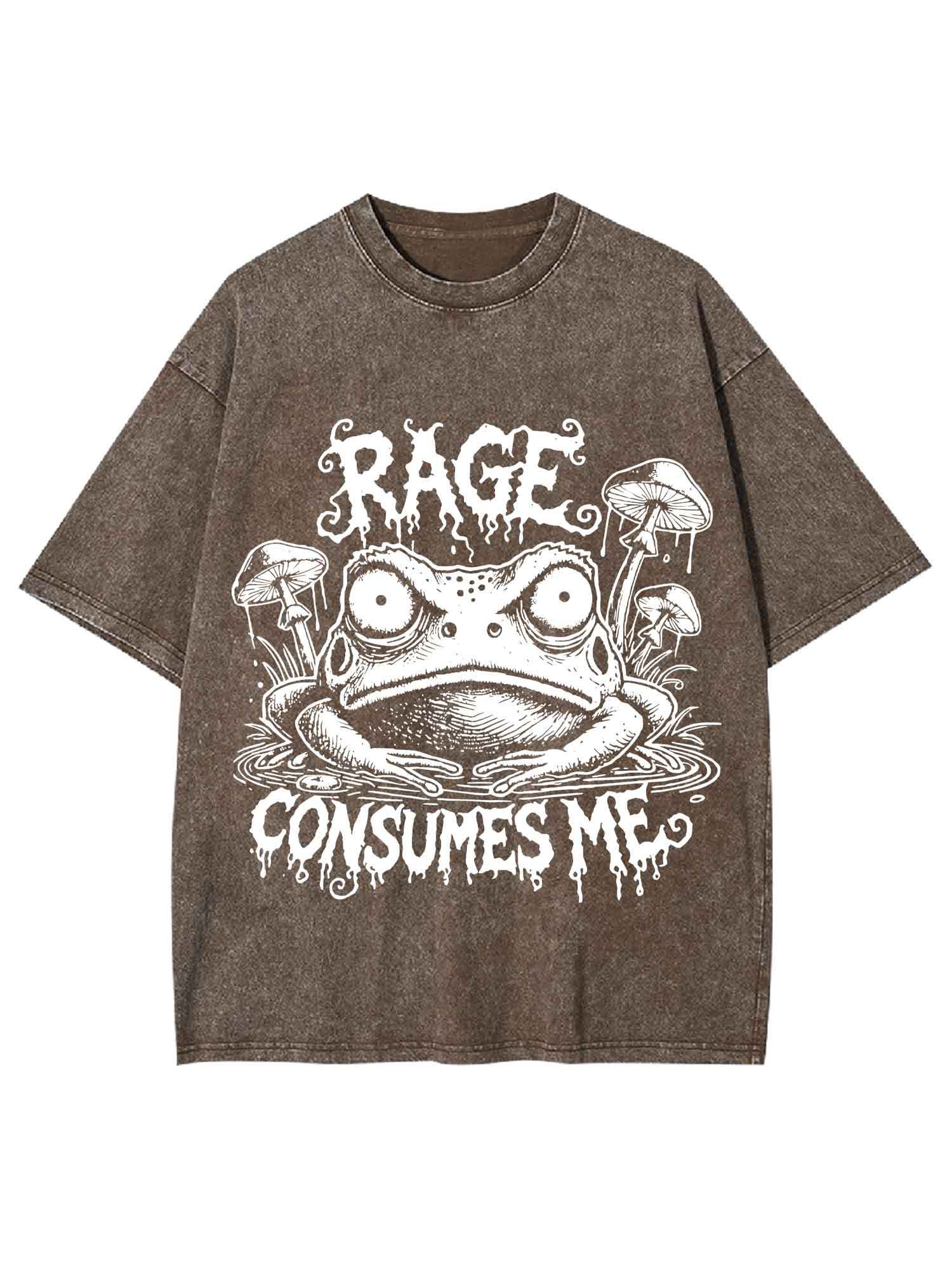Rage Consumes Me Washed Tshirt