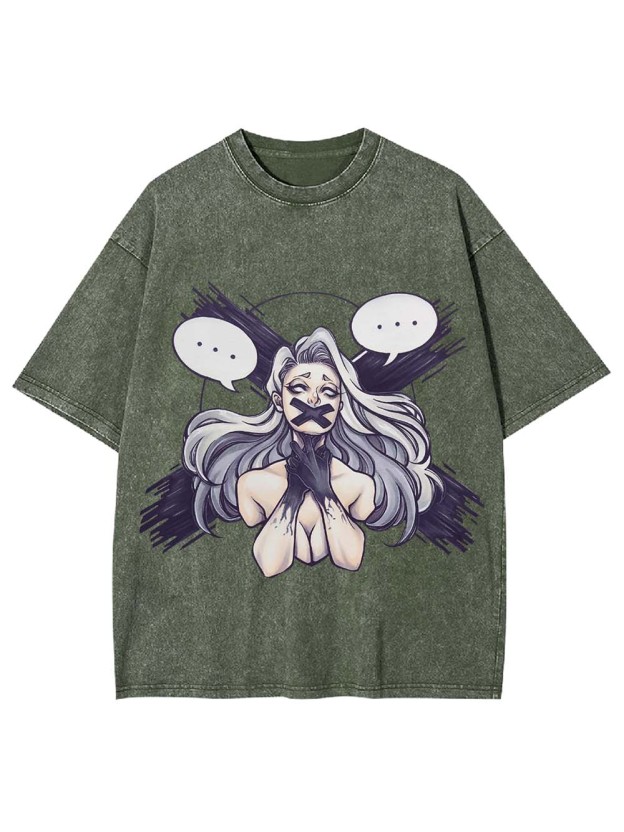 Silenced Emotions Washed Tshirt