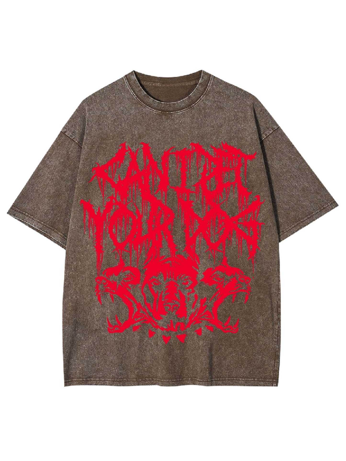 Can I Pet Your Dog Washed Tshirt