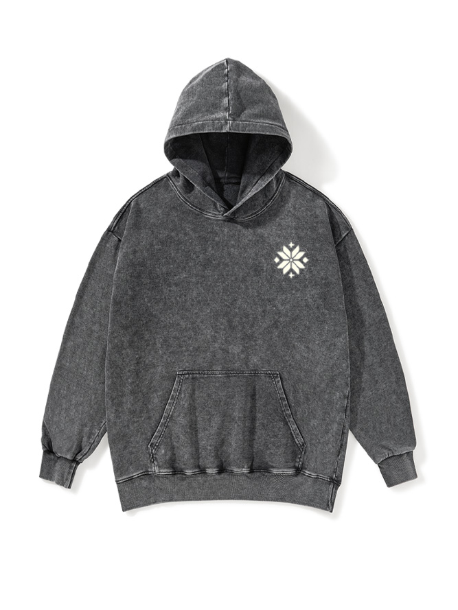 SKELETON WASHED HOODIE