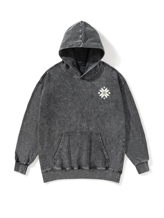 SKELETON WASHED HOODIE
