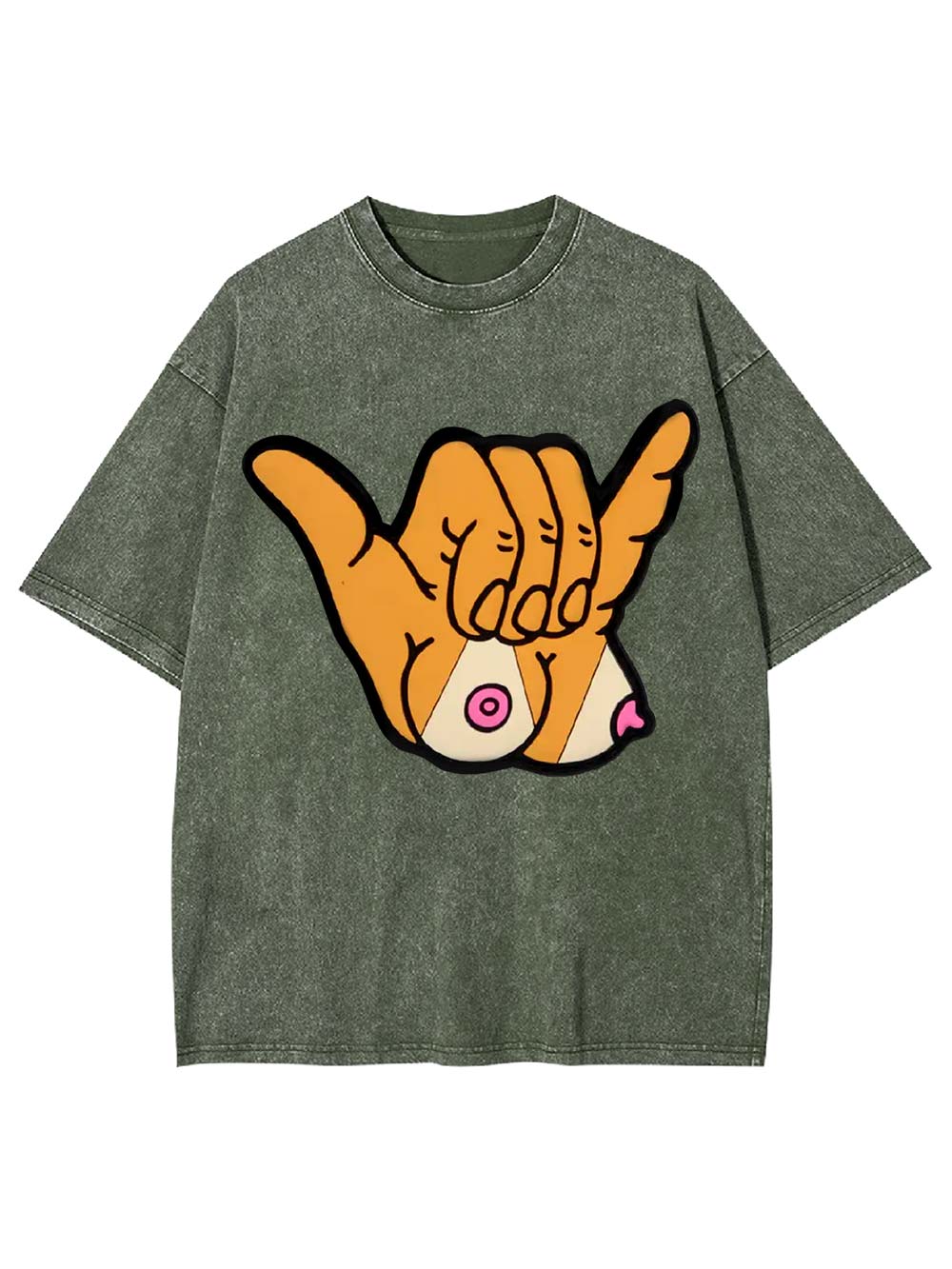 Cheeky Shaka Washed Tshirt